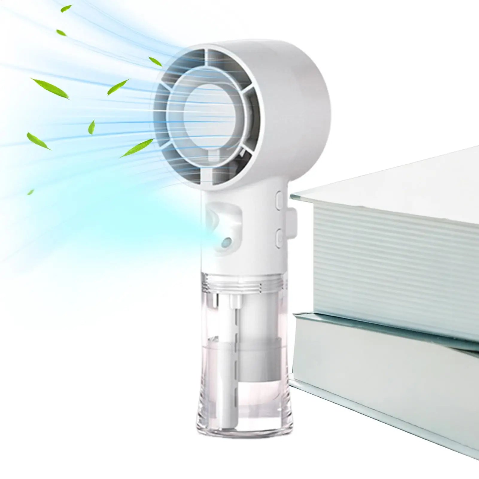 Handheld misting fan USB Rechargeable Powerful Cooling Tool Fan  Portable Water Mist Fan Personal Hand Held Small Fan