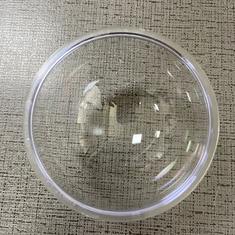 3.1 Inch Acrylic Indoor / Outdoor CCTV Replacement Clear Camera mini Dome Housing Cover