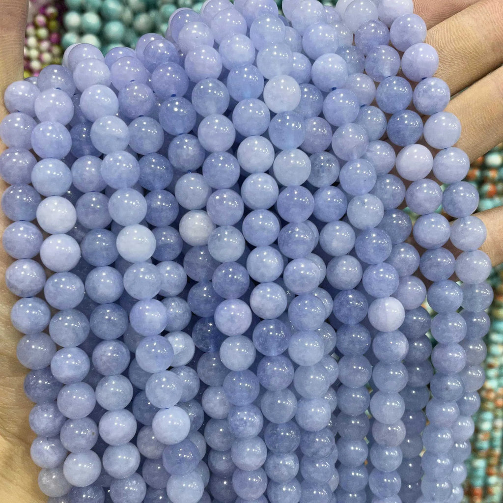 Natural Stone Blue Aquamarine Faceted Rondelle Square Irregular Round Space Beads For Jewelry Making Diy Bracelet Necklace